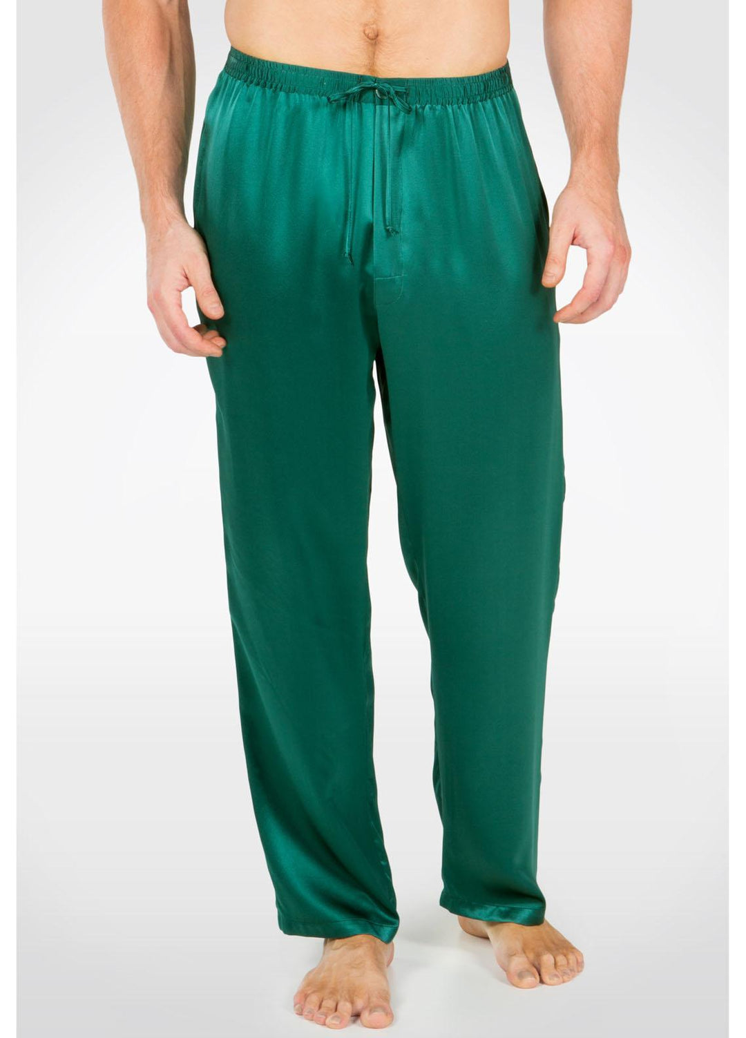 Valerie Satin Pants for Men - MSP01-GRN