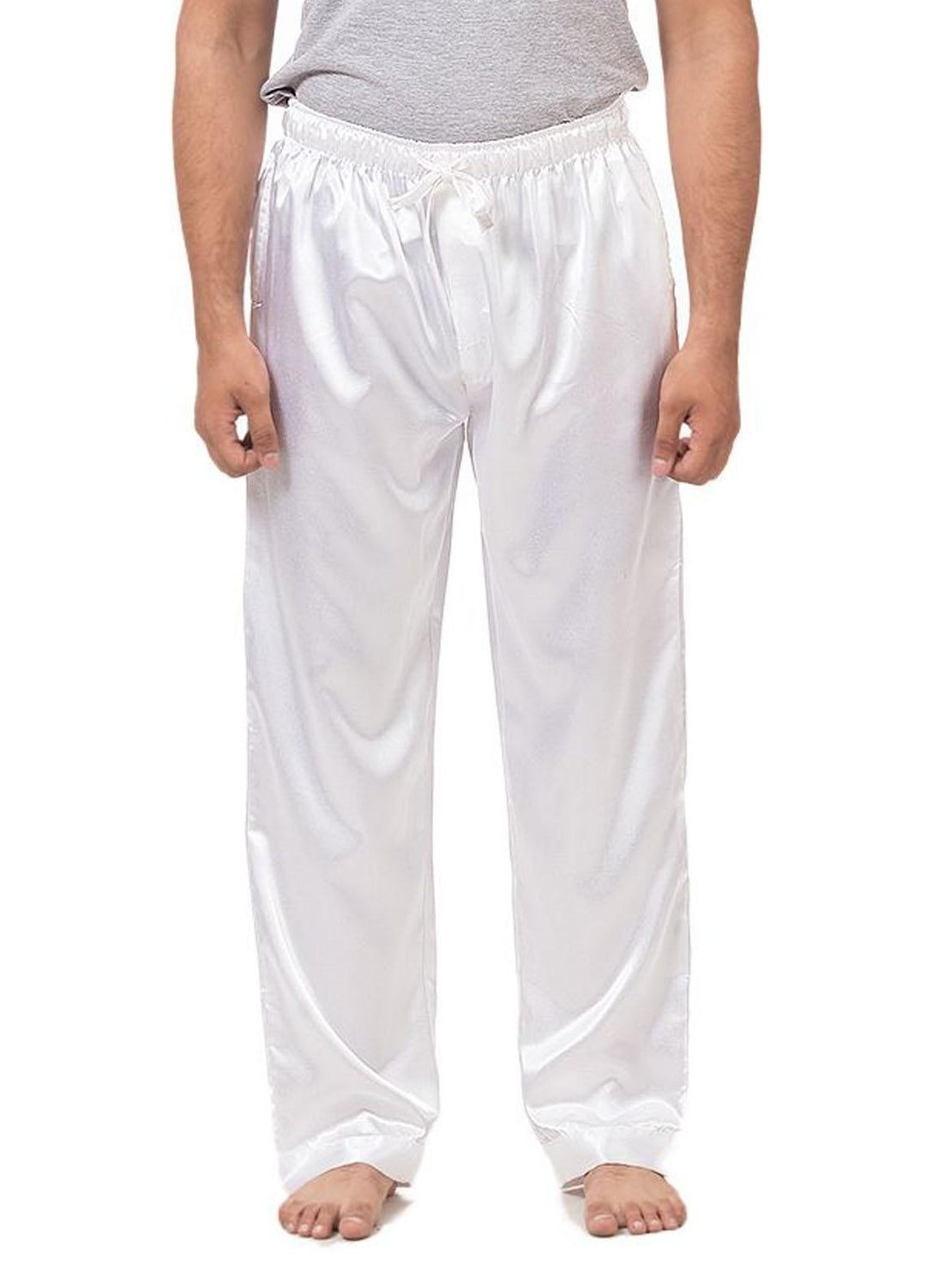 Valerie Satin Pants for Men - MSP01-WH