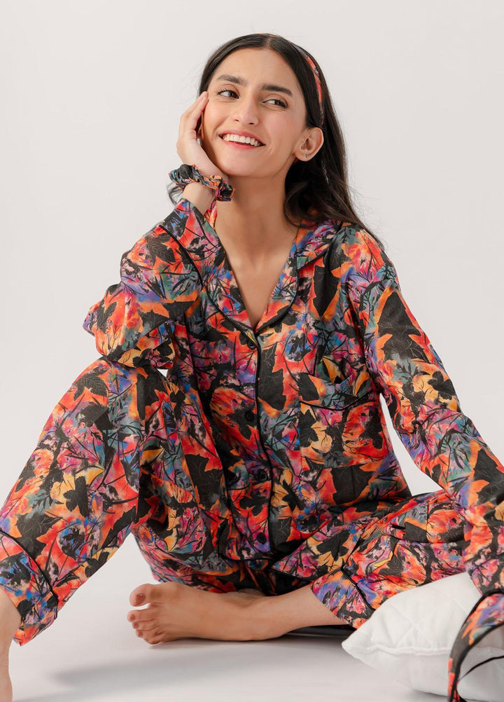 Valerie Pajama Set Printed Lawn 2 Piece Suit VL-PJ-LWN-006