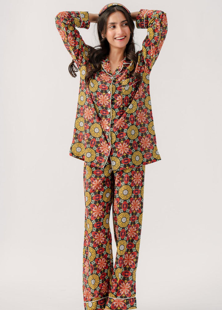 Valerie Pajama Set Printed Lawn 2 Piece Suit VL-PJ-LWN-008