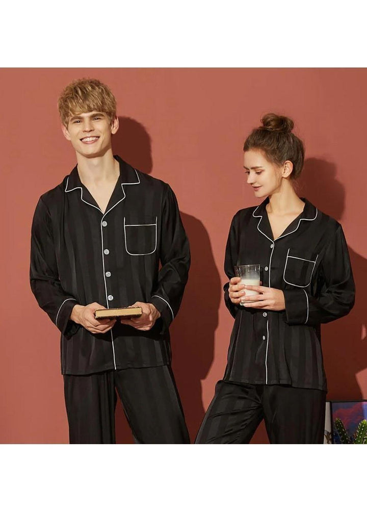 Valerie Pret  Polyester Couple Set ARJ-COUP-02-BLK