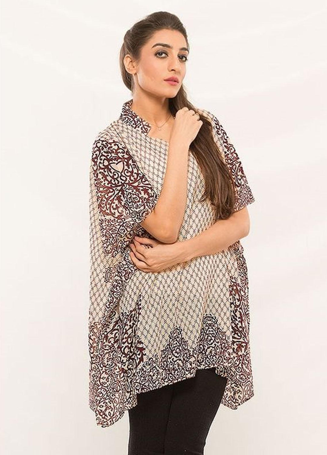 Valerie Pret Satin Poncho PN-03