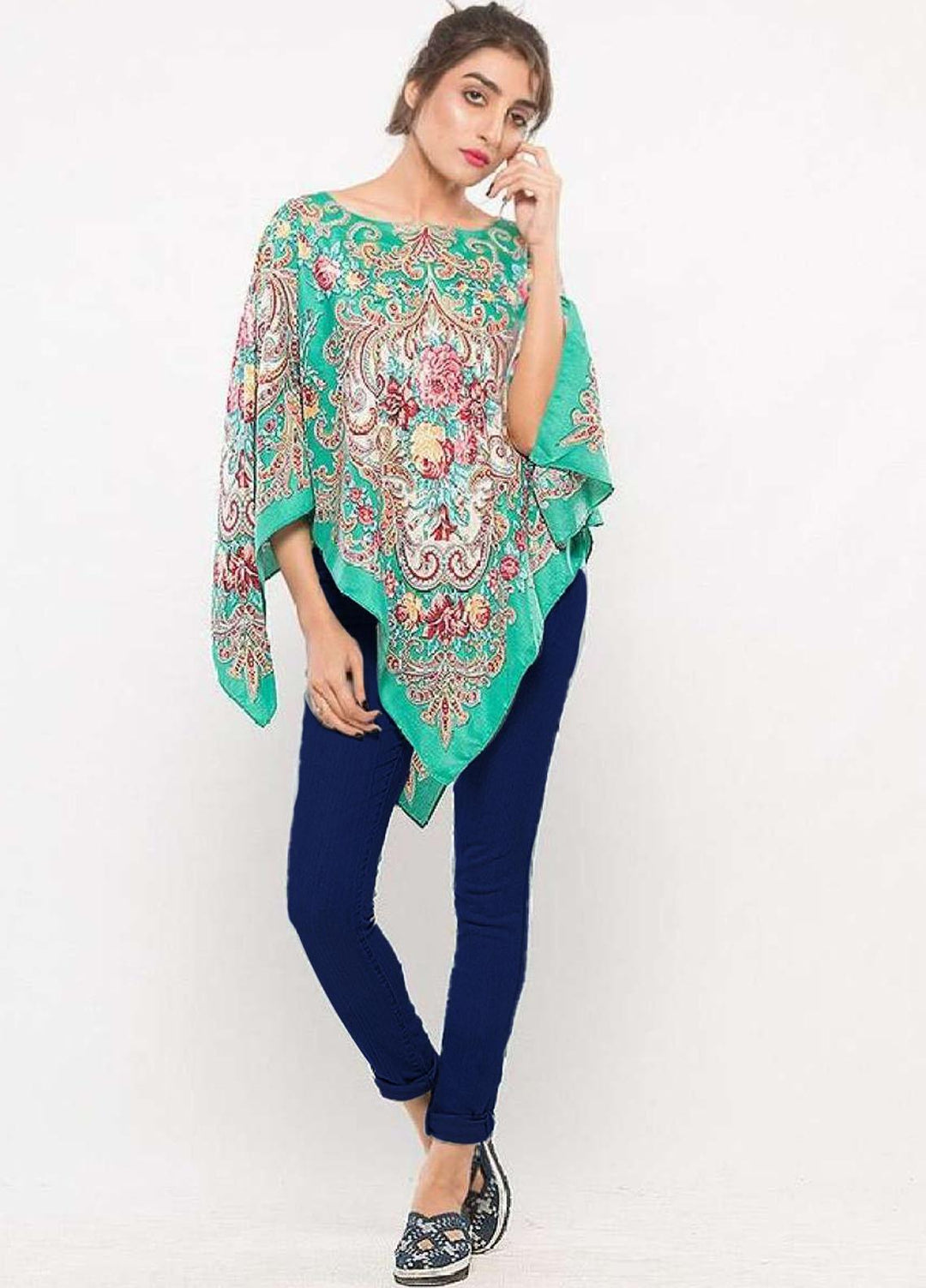 Valerie Pret Satin Poncho PNP-002