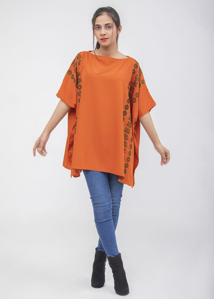 Valerie Pret Embroidered  Poncho VL-PNC-02