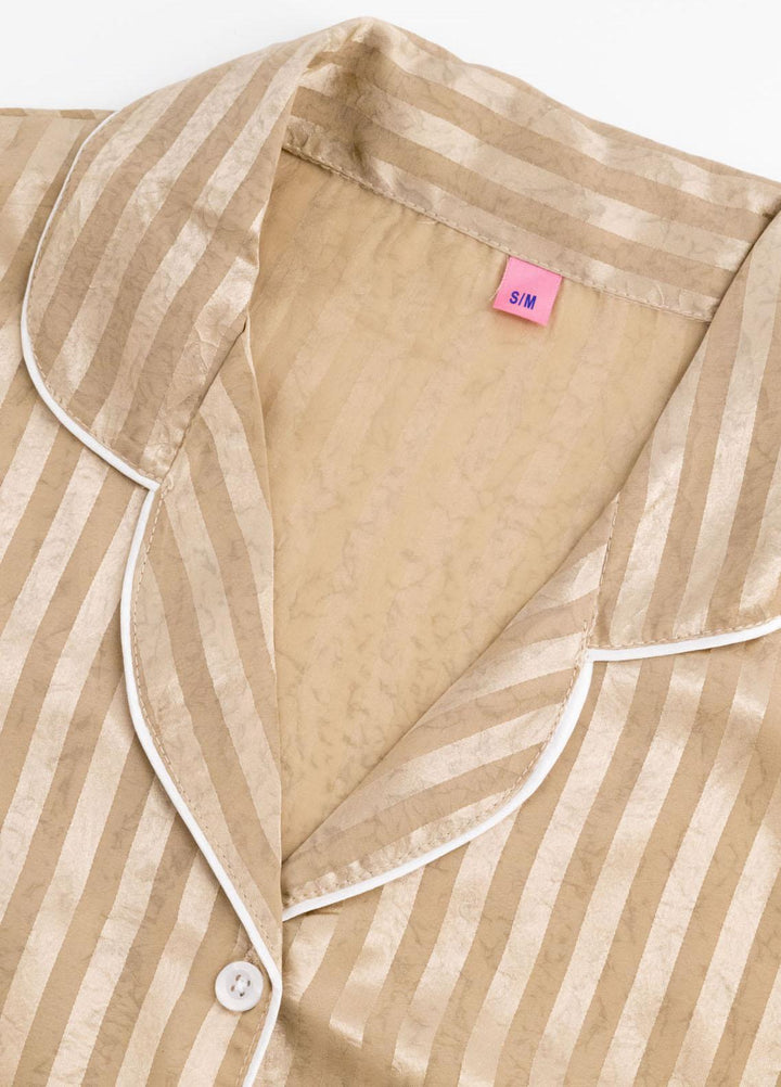 Valerie Pret Printed Satin Night Wear Pajama Set VSSPJ1022-CHP