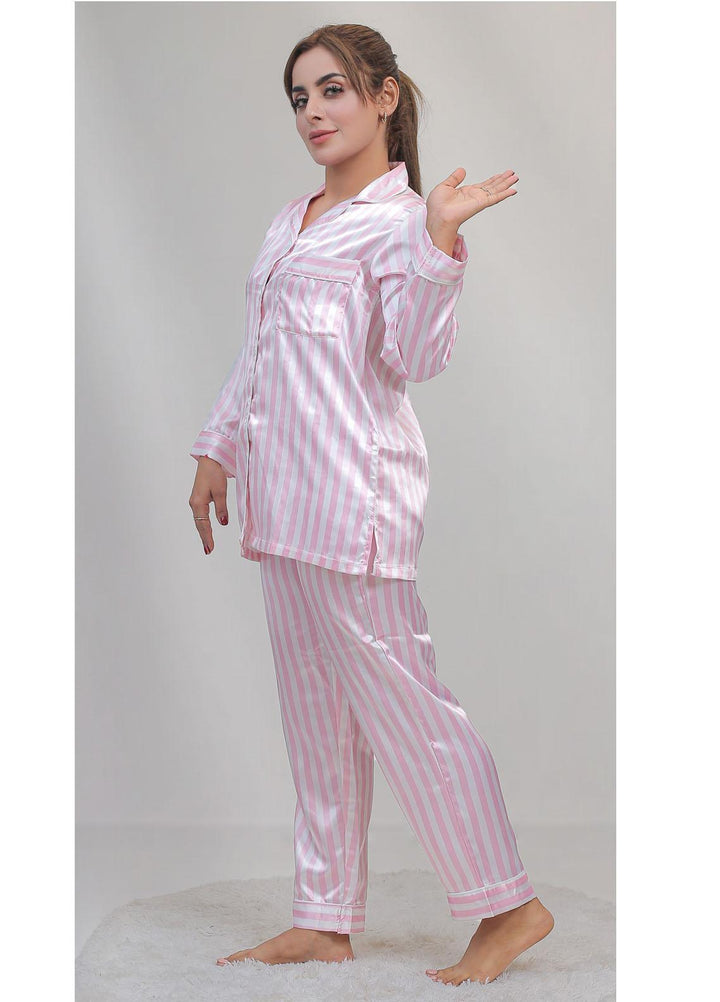 Valerie Night Wear Printed Satin Pajama Set VL-CLASSIC-05