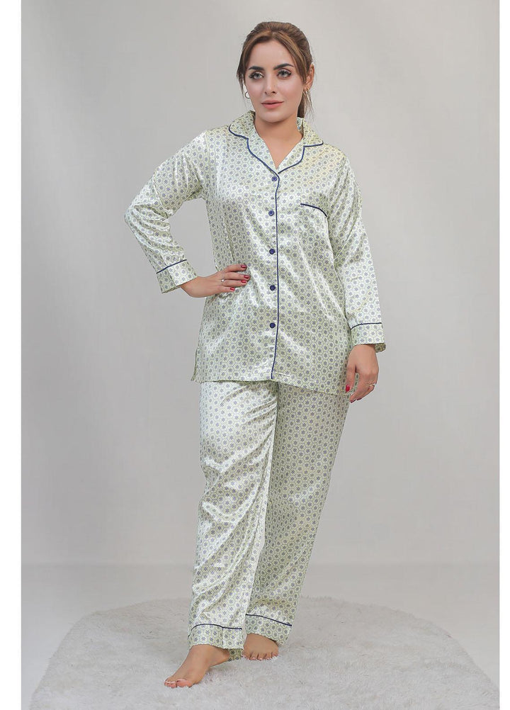 Valerie Night Wear Printed Satin Pajama Set VL-CLASSIC-12