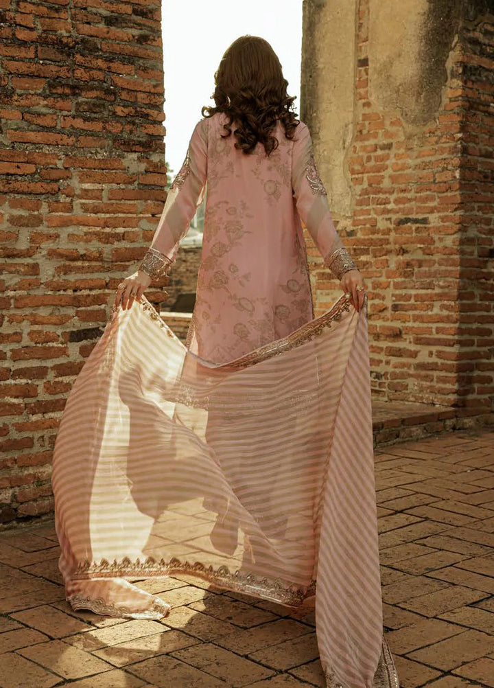 Vasal by Charizma Embroidered Chiffon Suit Unstitched 4 Piece CR25VC VSL25-01 - Luxury Collection