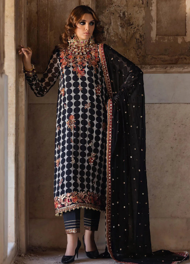 Vasal by Charizma Embroidered Chiffon Suit Unstitched 4 Piece CRZ24V2 VSL5-13 - Formal Collection