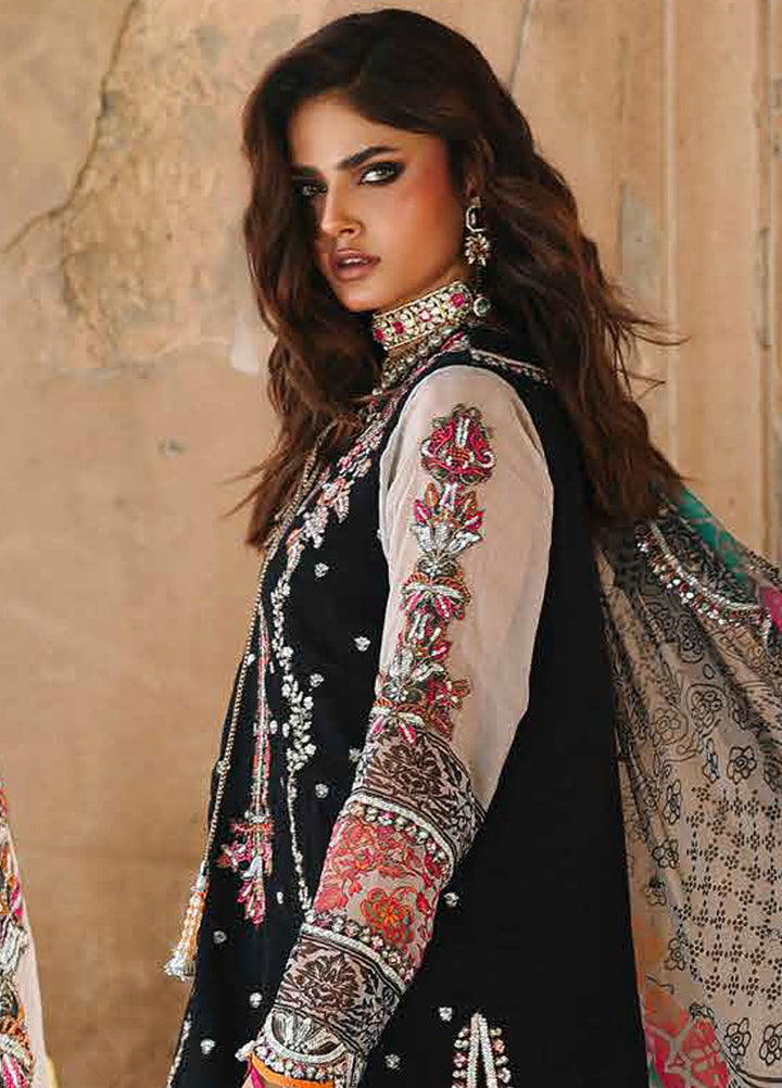 Vasal by Charizma Embroidered Chiffon Suits Unstitched 4 Piece CRZ25VC VSL25-24 - Formals Collection