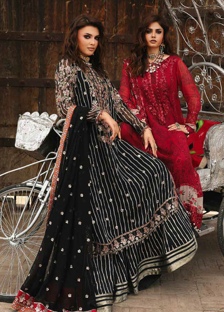 Vasal by Charizma Embroidered Chiffon Suits Unstitched 4 Piece CRZ25VC VSL25-26 - Formals Collection