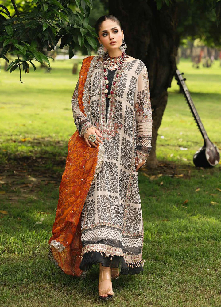 Vasal by Charizma Embroidered Chiffon Suits Unstitched 4 Piece CRZ25VC VSL25-30 - Formals Collection