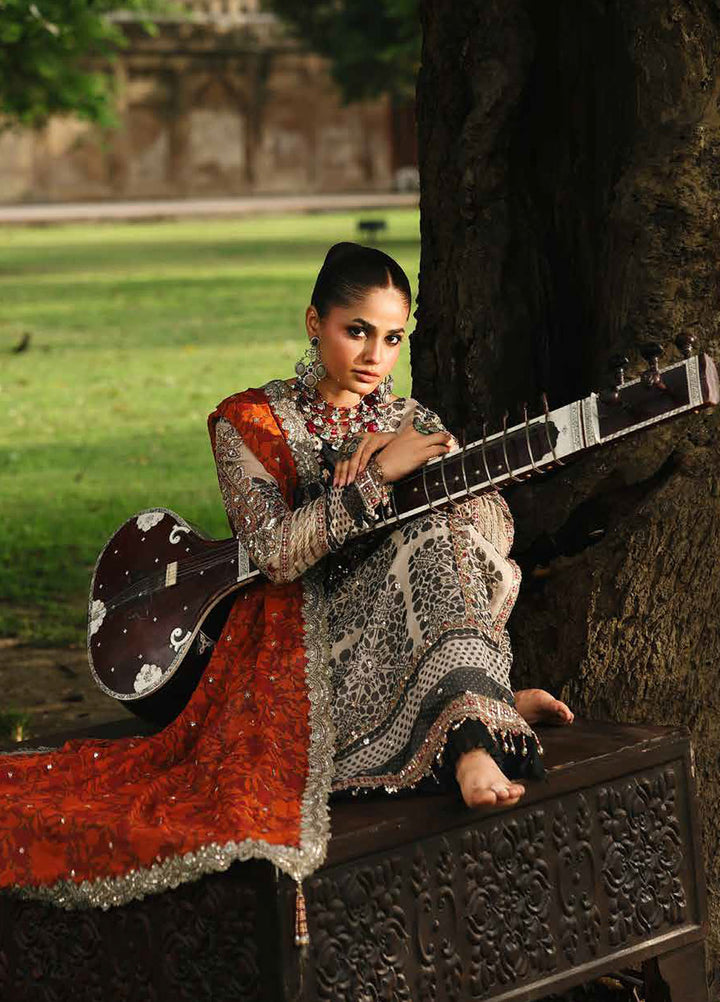 Vasal by Charizma Embroidered Chiffon Suits Unstitched 4 Piece CRZ25VC VSL25-30 - Formals Collection