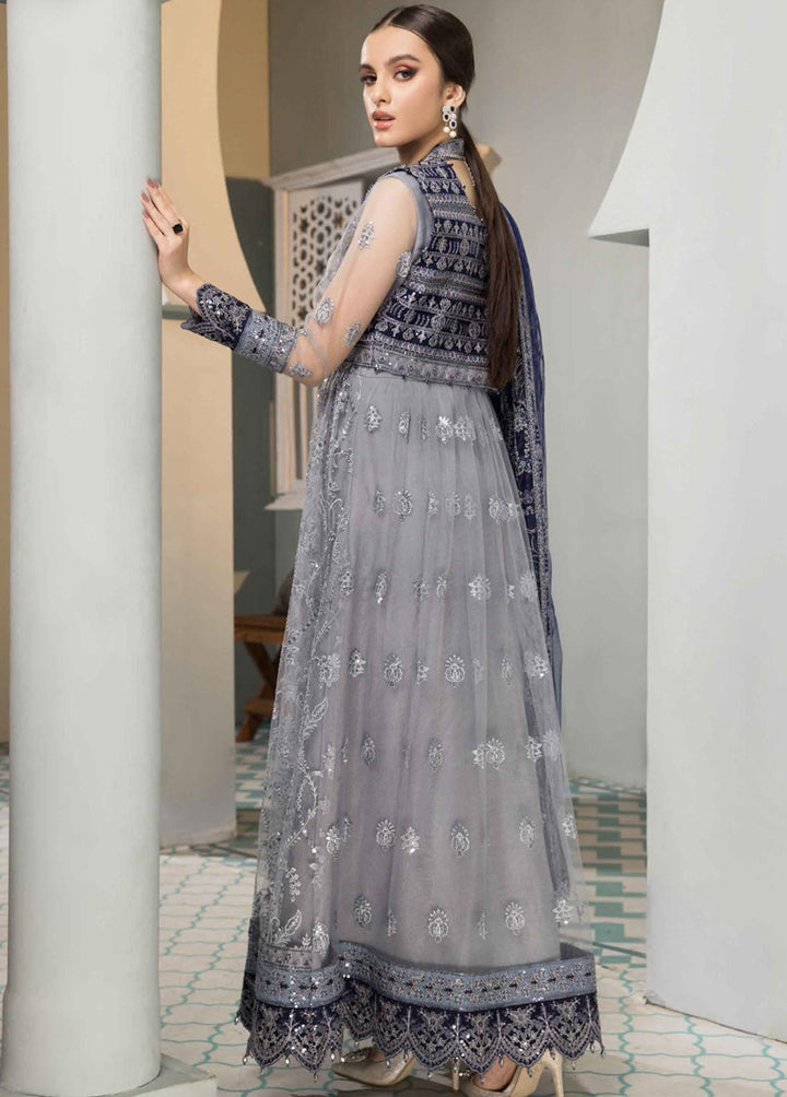 Vasl-e-Meeras By Alizeh Fashion Embroidered Net Suits Unstitched 3 Piece AFB22VM 03 Aks - Festive Collection