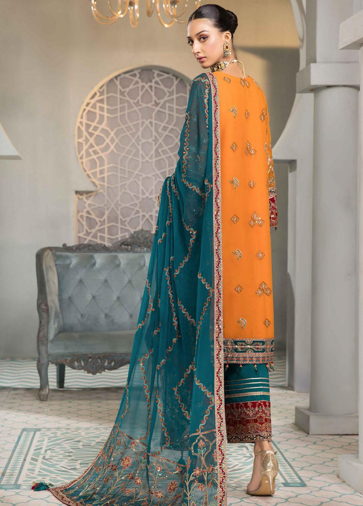 Vasl-e-Meeras By Alizeh Fashion Embroidered Chiffon Suits Unstitched 3 Piece AFB22VM 08 Raag - Festive Collection