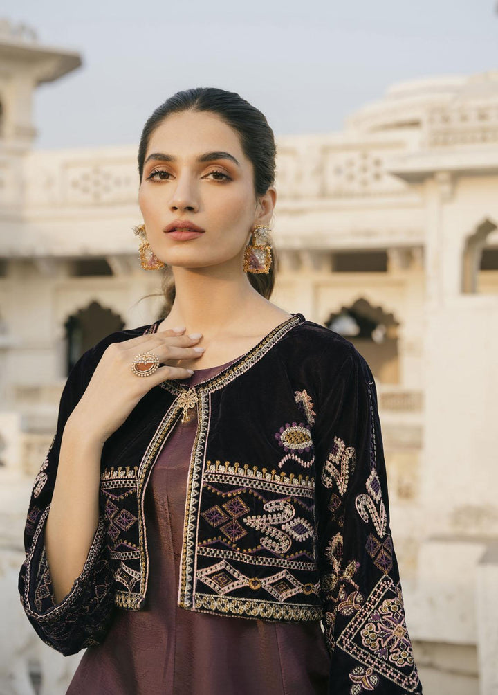 Naayas Pret Embroidered Velvet 2 Piece Suit Zuri pishwas