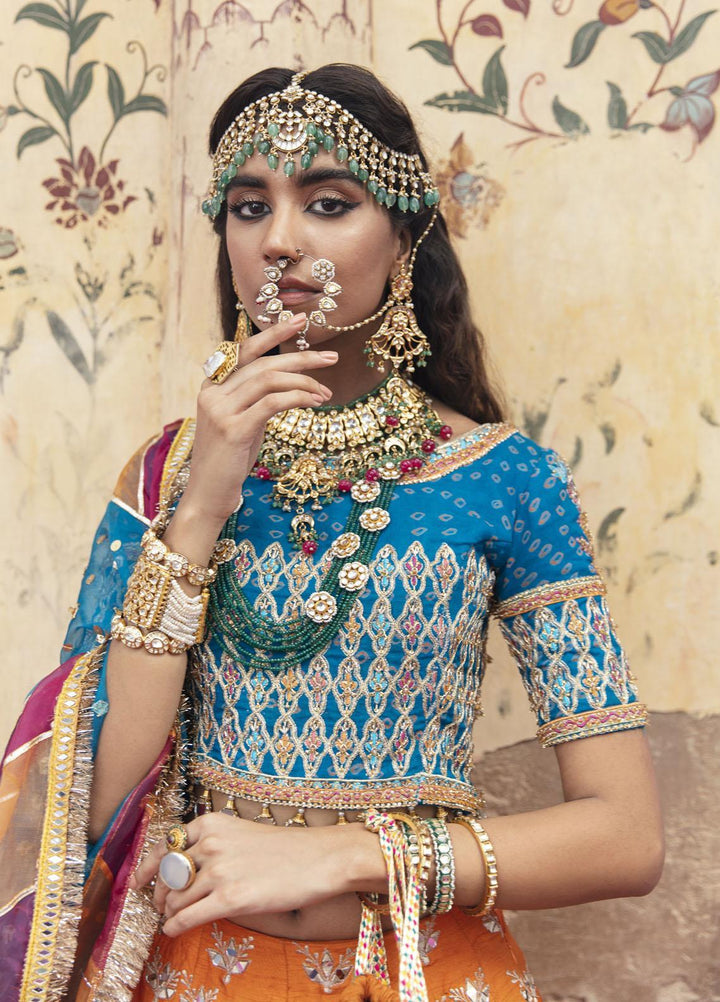 Maria Osama Khan Luxury Pret  Silk 3 Piece MOK22VR Fertash 004