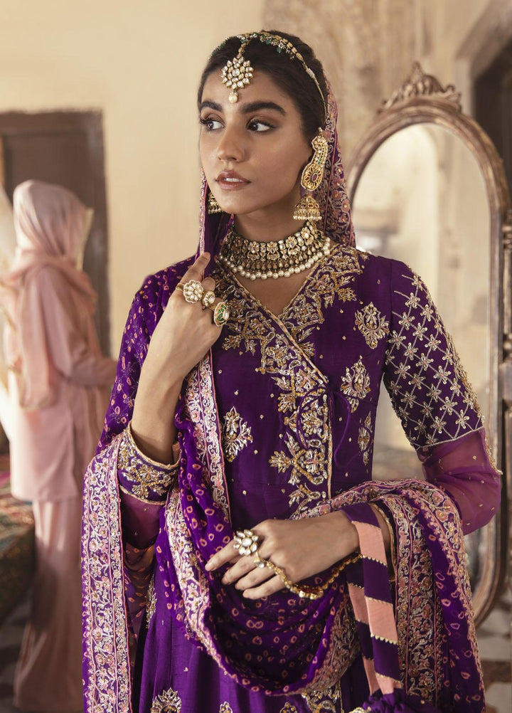 Maria Osama Khan Luxury Pret  Raw Silk 2 Piece MOK22VR Malka Sherzadeh 002