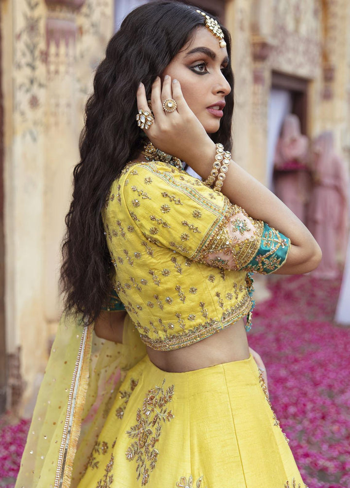 Maria Osama Khan Luxury Pret  Raw Silk 2 Piece MOK22VR Yasmin 005