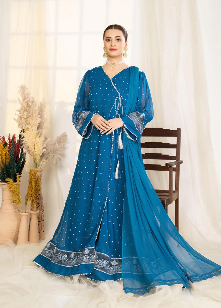 Noorangi Luxury Pret  Chiffon Frock NR22VF Elana