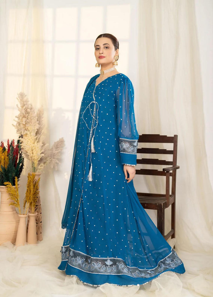 Noorangi Luxury Pret  Chiffon Frock NR22VF Elana