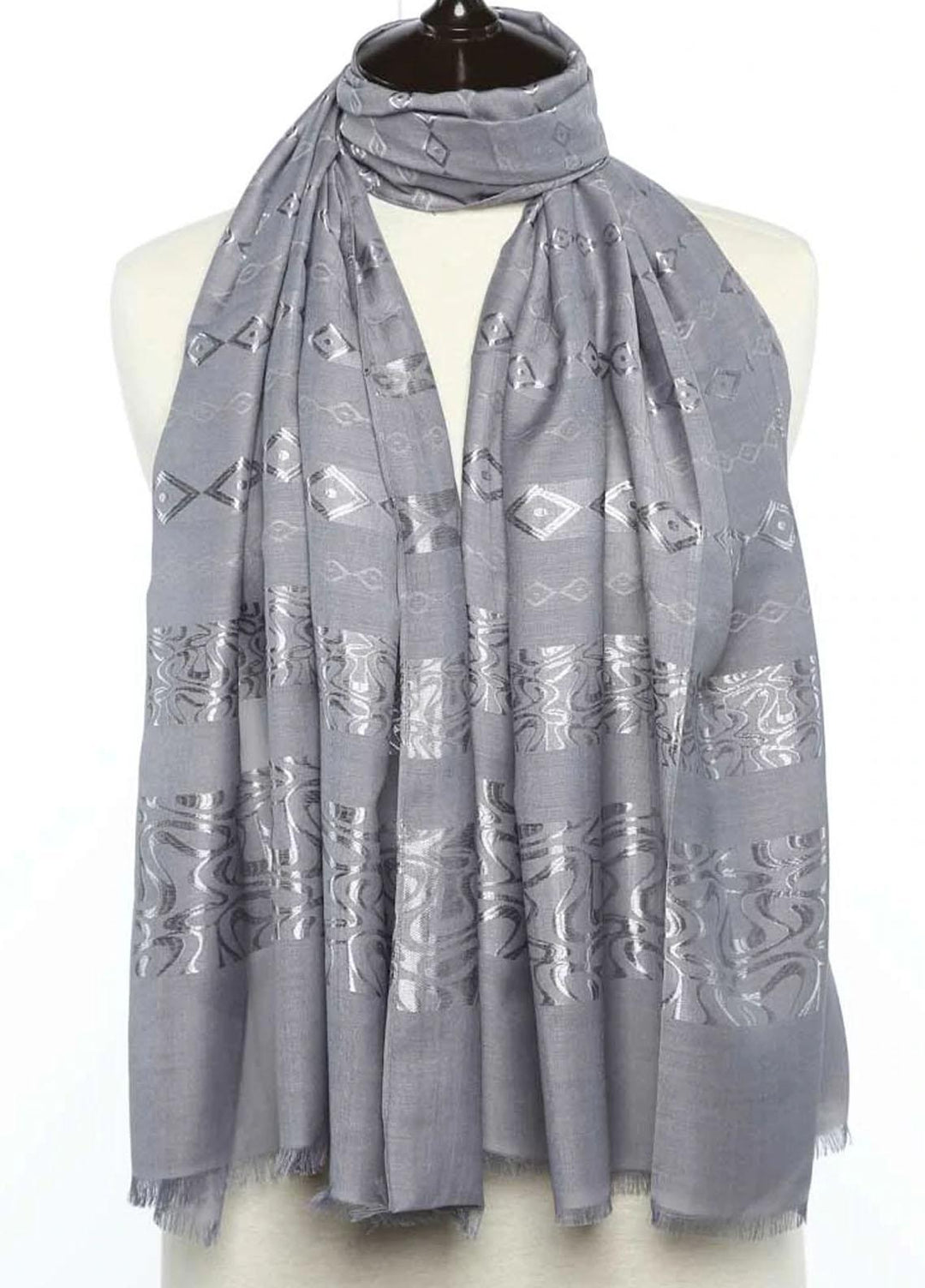 Abaya pk Cotton Hijab ABA22VH ASH GREY SOLITAIRE - Viscose Hijabs