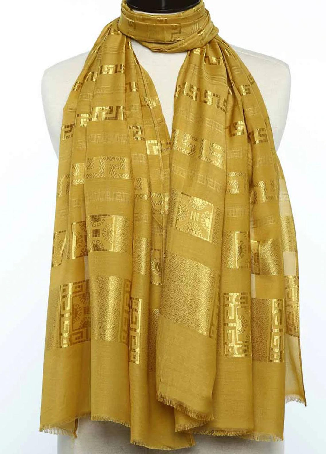 Abaya pk Cotton Hijab ABA22VH MUSTARD GREEK - Viscose Hijabs