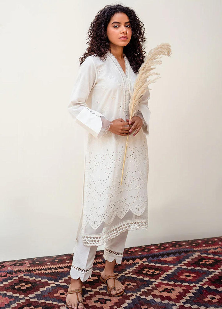 Vitalia Pret  Khaddar 2 Piece Suit VT23PRT Snow