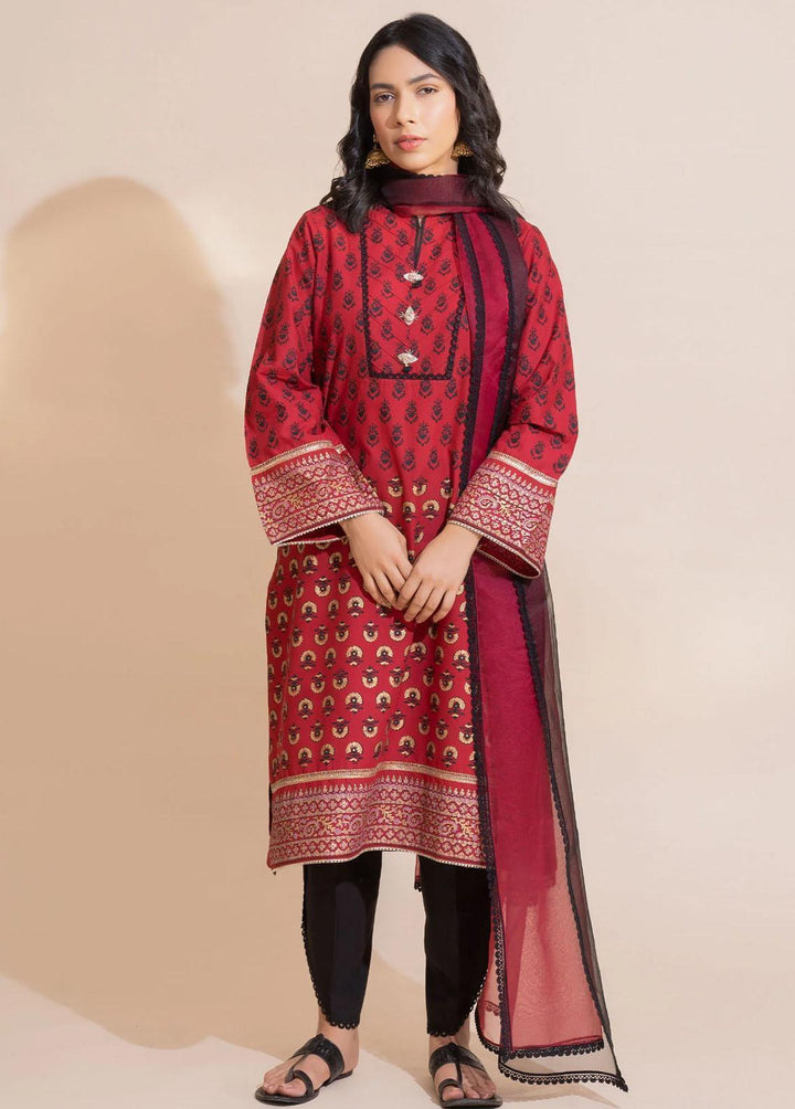 Vitalia Pret Printed Lawn Kurti VT23BP VP-STL23-701 Crimson