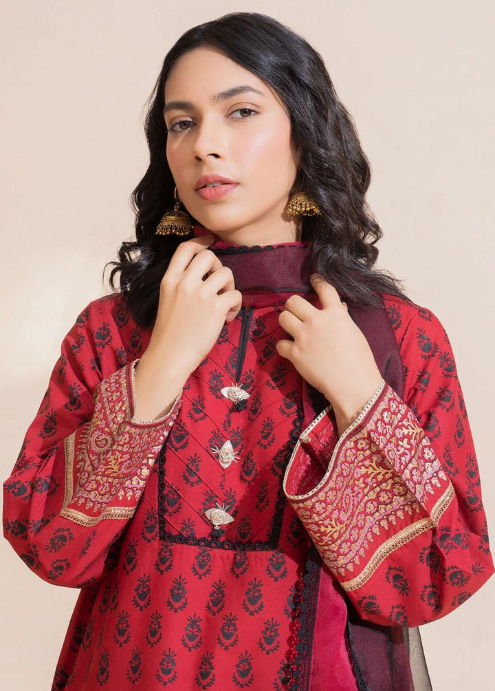 Vitalia Pret Printed Lawn Kurti VT23BP VP-STL23-701 Crimson