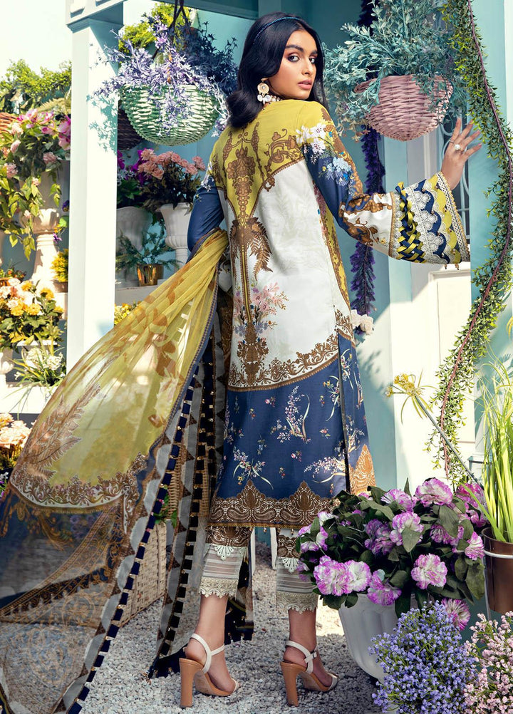 Anaya By Kiran Chaudhry Embroidered Lawn Suits Unstitched 3 Piece AK21VL VL21-01-B TANYA - Summer Collection