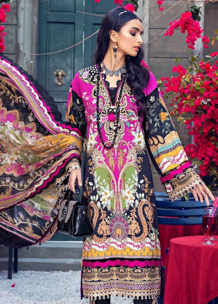 Anaya By Kiran Chaudhry Embroidered Lawn Suits Unstitched 3 Piece AK21VL VL21-05-B VERA - Summer Collection