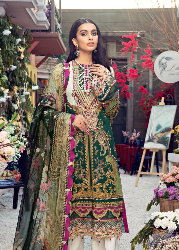 Anaya By Kiran Chaudhry Embroidered Lawn Suits Unstitched 3 Piece AK21VL VL21-09-B LINDA - Summer Collection