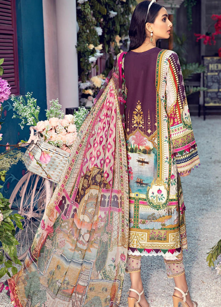 Anaya By Kiran Chaudhry Embroidered Lawn Suits Unstitched 3 Piece AK21VL VL21-10-B DELILA - Summer Collection