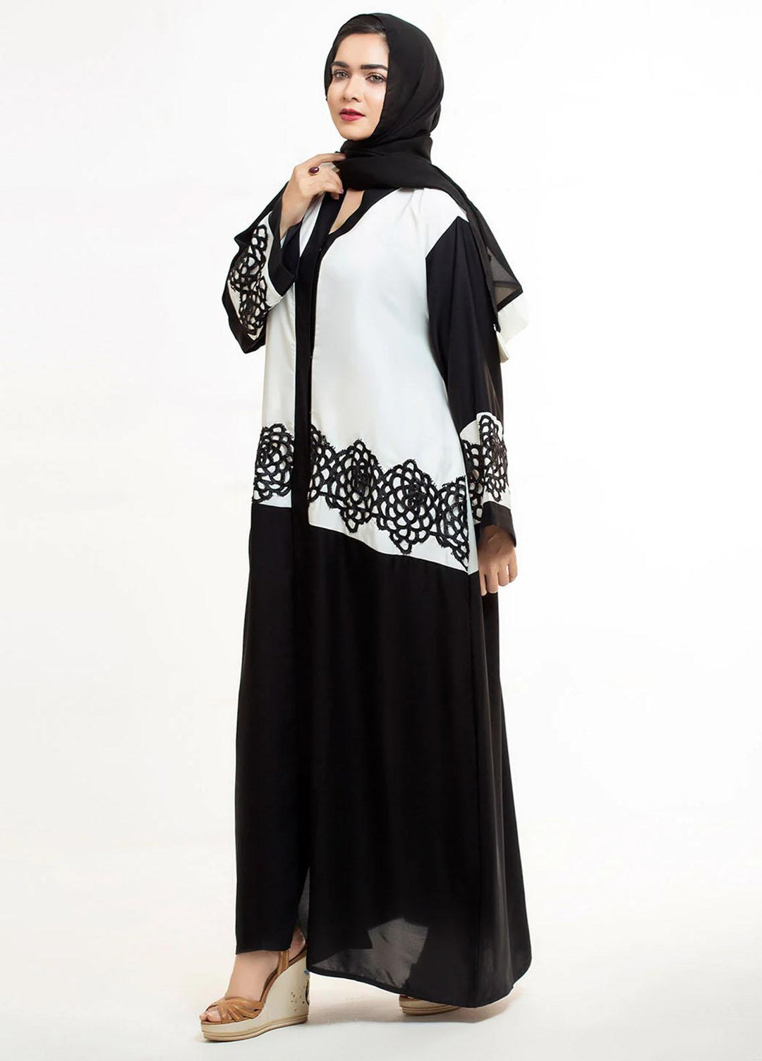 Abaya pk Nida Pret Abaya ABA22VG DOODLE LACE