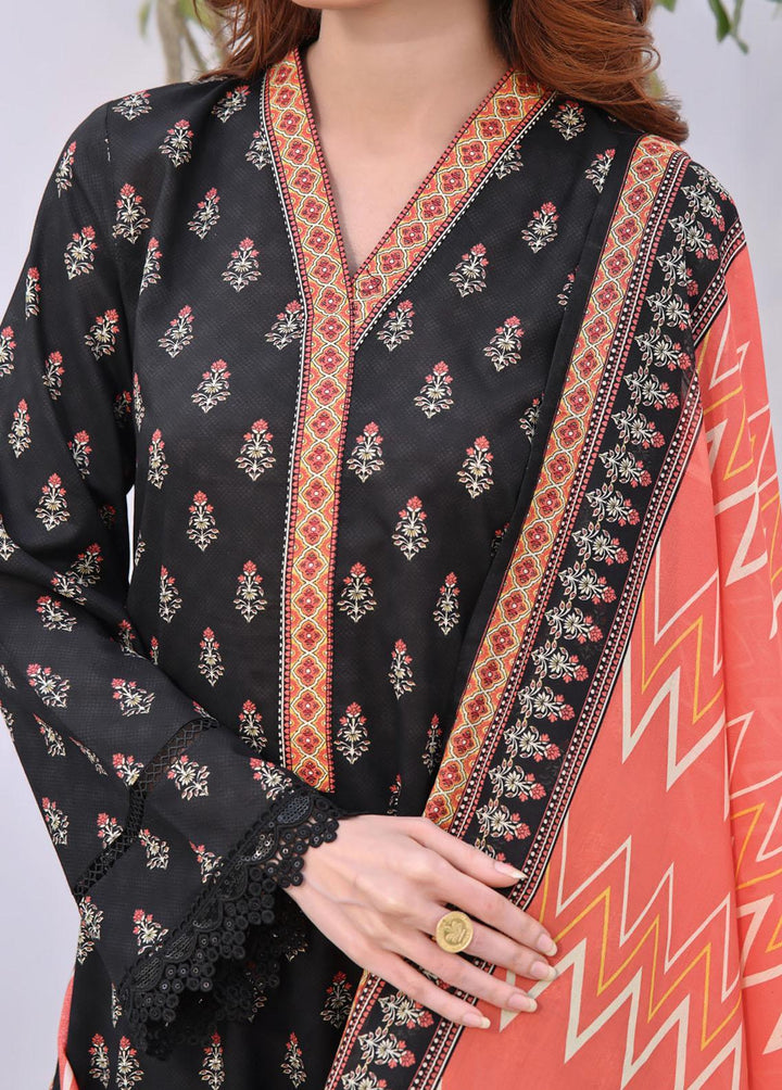 VS Textiles Printed Lawn Suits Unstitched 3 Piece VS24AM D-023 - Summer Collection