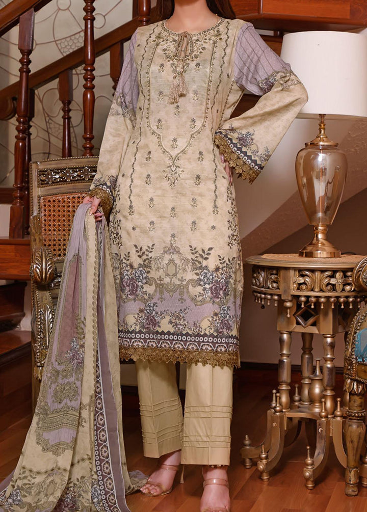 Hina Umer By VS Textiles Embroidered Lawn Suits Unstitched 3 Piece VS22HU 04 - Summer Collection