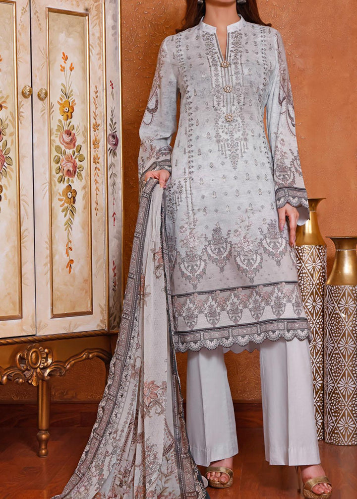 Hina Umer By VS Textiles Embroidered Lawn Suits Unstitched 3 Piece VS22HU 05 - Summer Collection