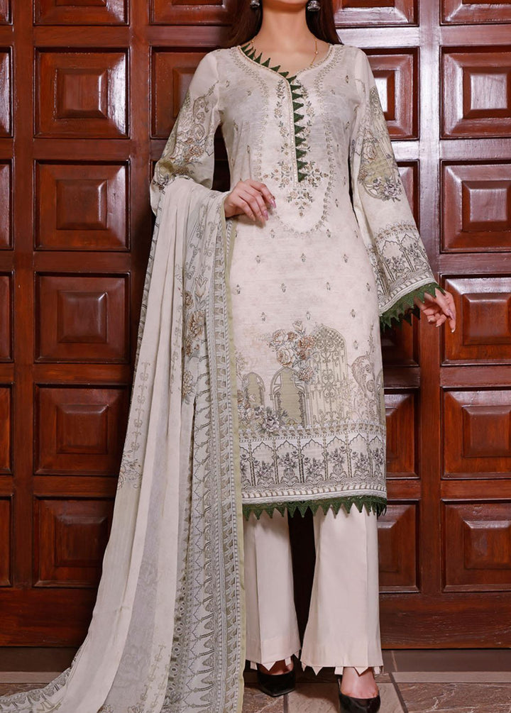Hina Umer By VS Textiles Embroidered Lawn Suits Unstitched 3 Piece VS22HU 07 - Summer Collection