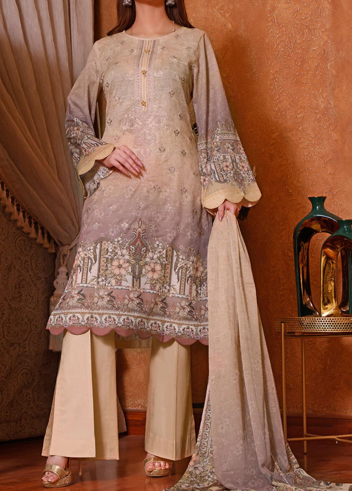 Hina Umer By VS Textiles Embroidered Lawn Suits Unstitched 3 Piece VS22HU 10 - Summer Collection