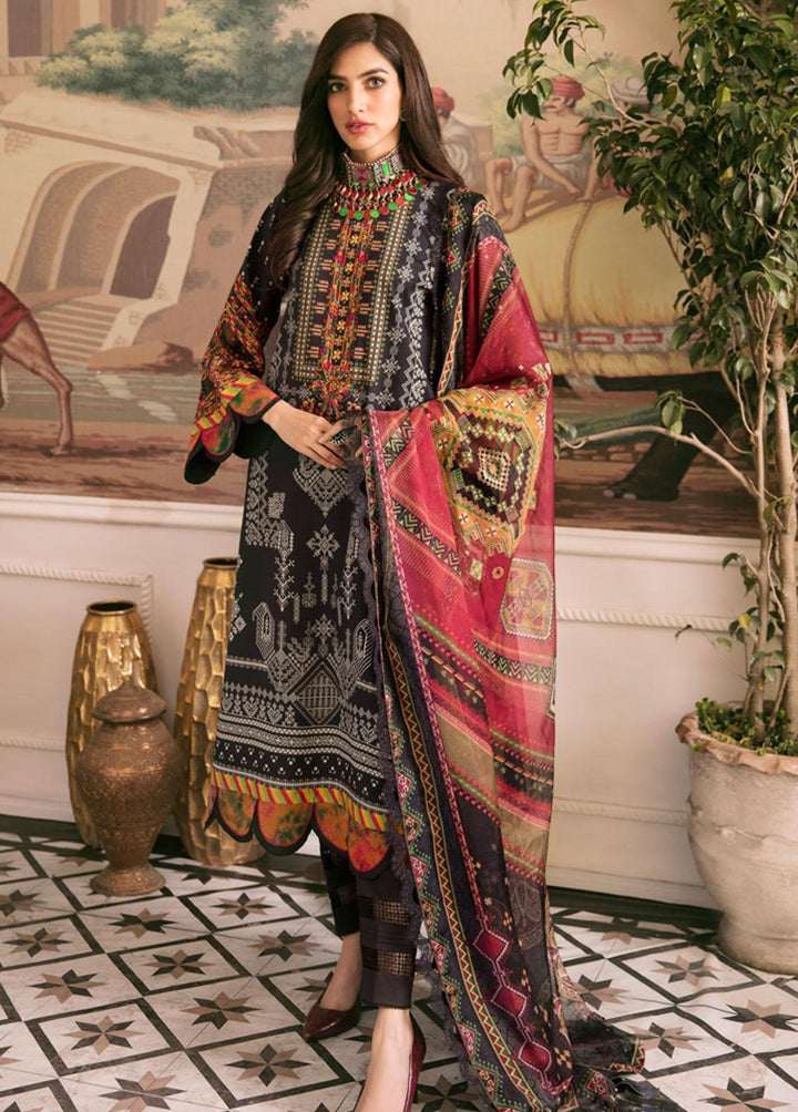 Wasl By Seran Embroidered Lawn Suits Unstitched 3 Piece SRN22W 11 Leilah - Summer Collection