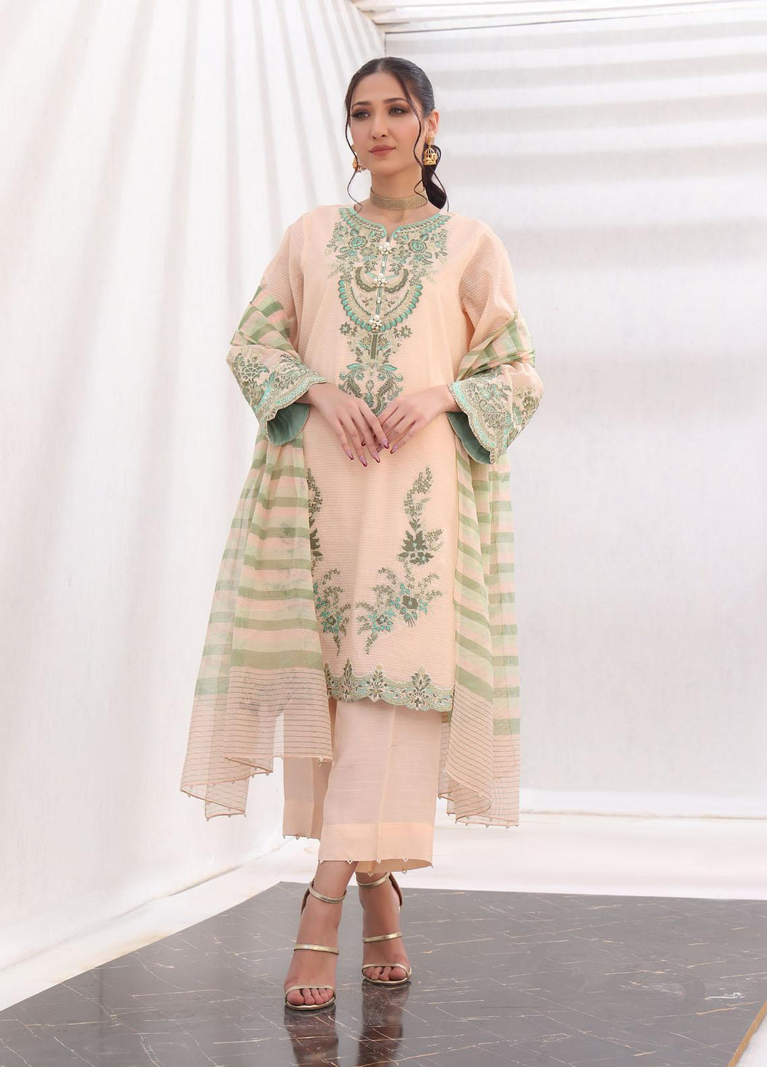 Weaves Pret Karandi 3 Piece Suit WV22AD W-002 HAINAT