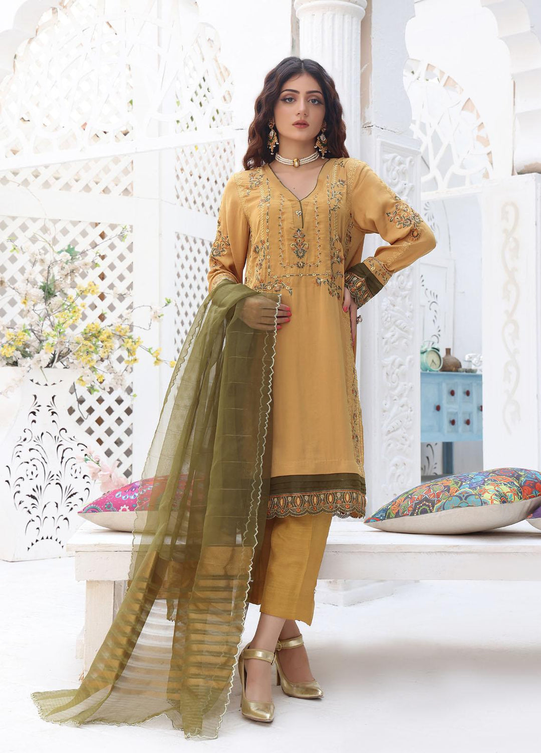 Weaves Pret Crepe 3 Piece Suit WV22AD W-005 BULBUL