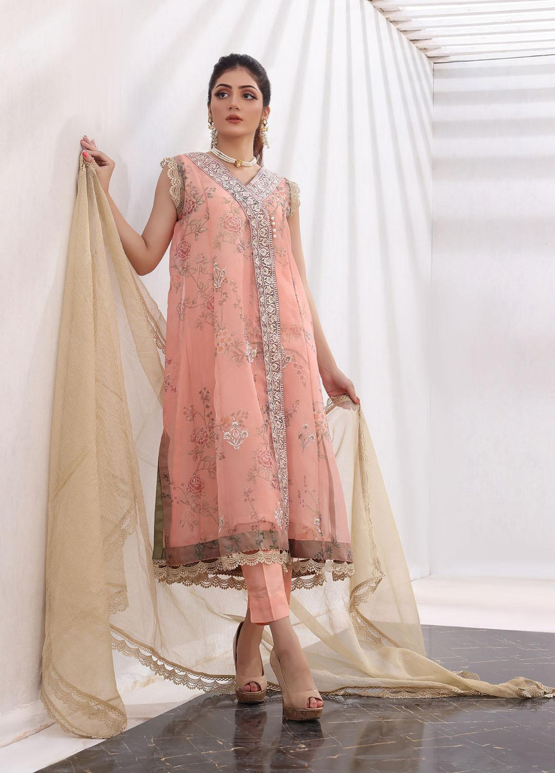 Weaves Pret Organza 3 Piece Suit WV22AD W-0011 BAAD-E-SABA
