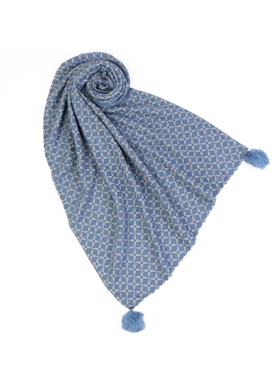 Abaya pk Woolen Hijab ABA22WH BLUE TRANSVERSE - Woolen Hijabs
