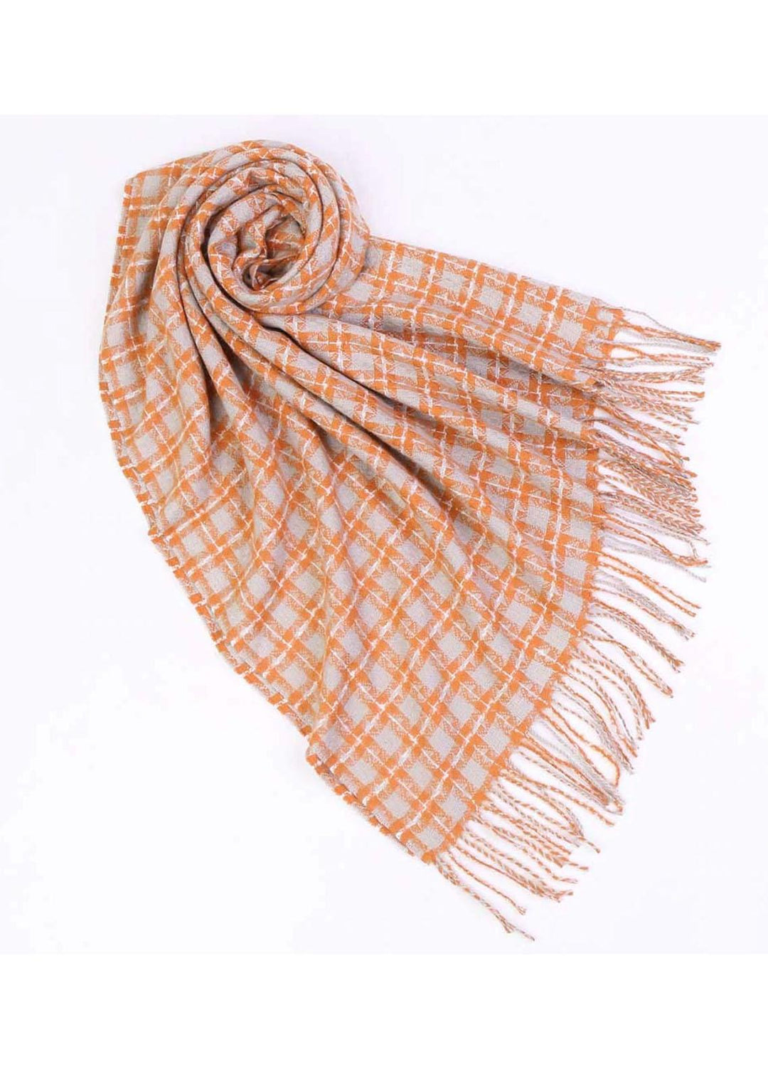 Abaya pk Woolen Hijab ABA22WH ORANGE SLASH - Woolen Hijabs
