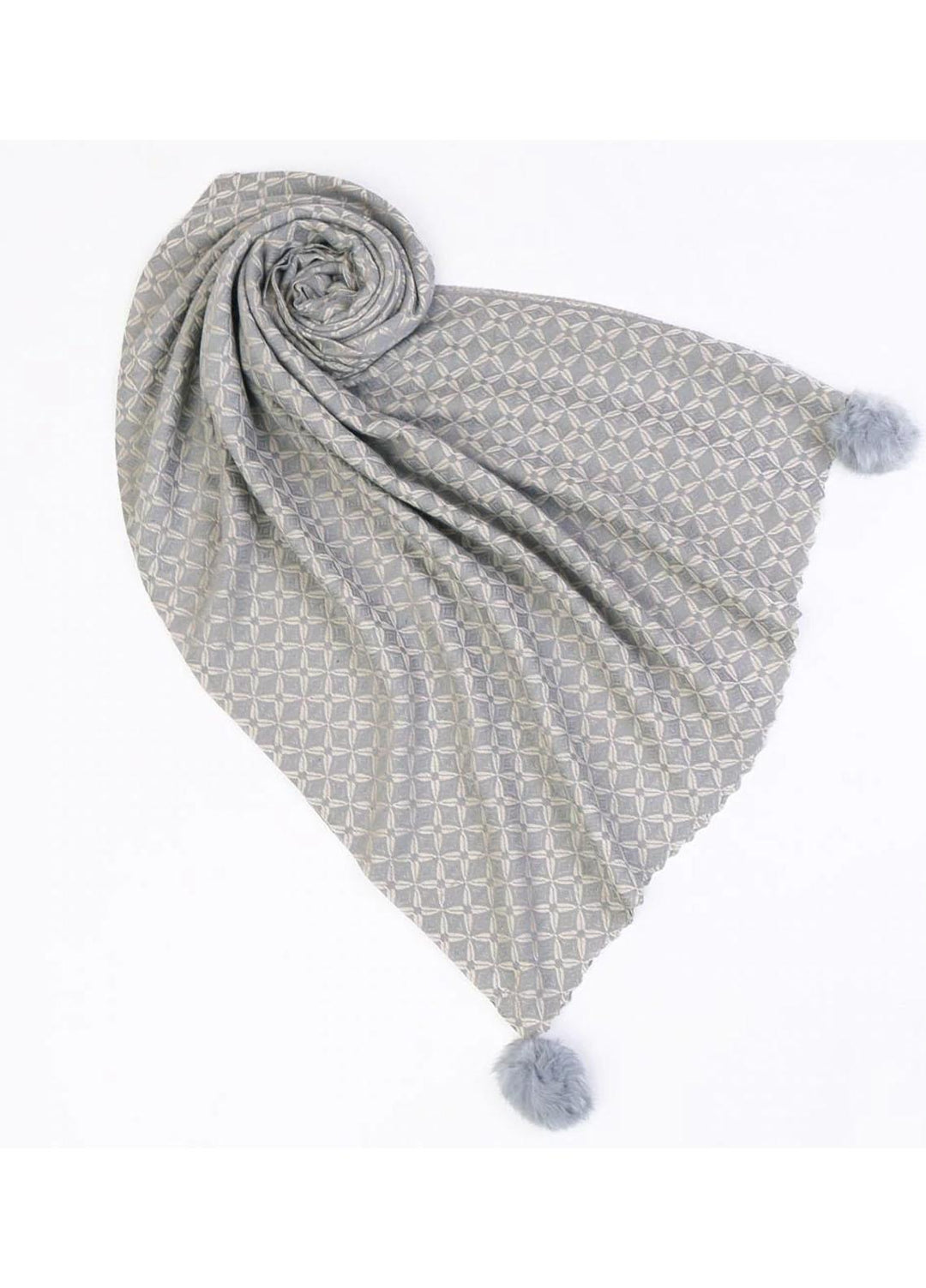 Abaya pk Woolen Hijab ABA22WH GREYSCALE TRANSVERSE - Woolen Hijabs