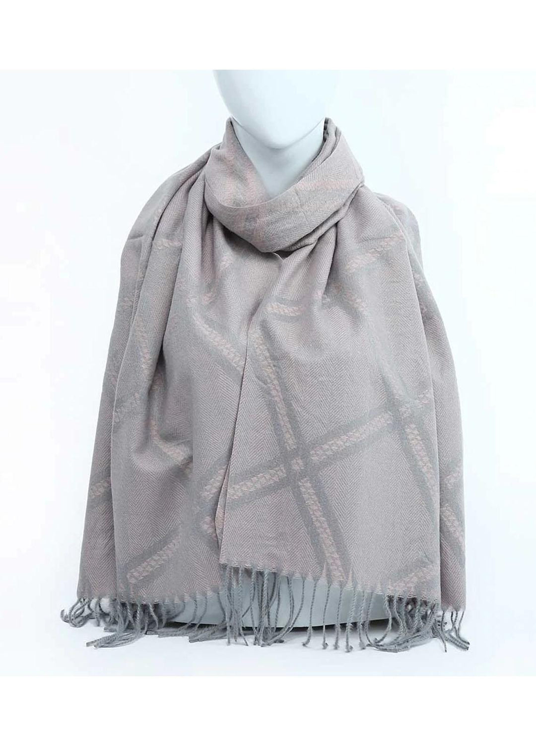 Abaya pk Cashmere Hijab ABA22WH RUSSET WOOLEN - Woolen Hijabs
