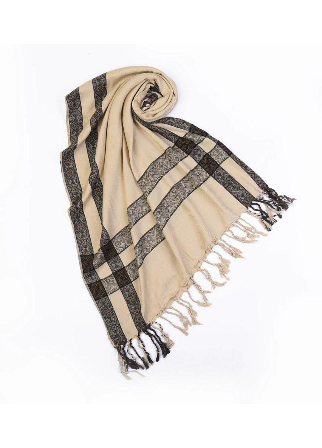 Abaya pk Pashmina Hijab ABA22WH GOLD PASHMINA - Woolen Hijabs