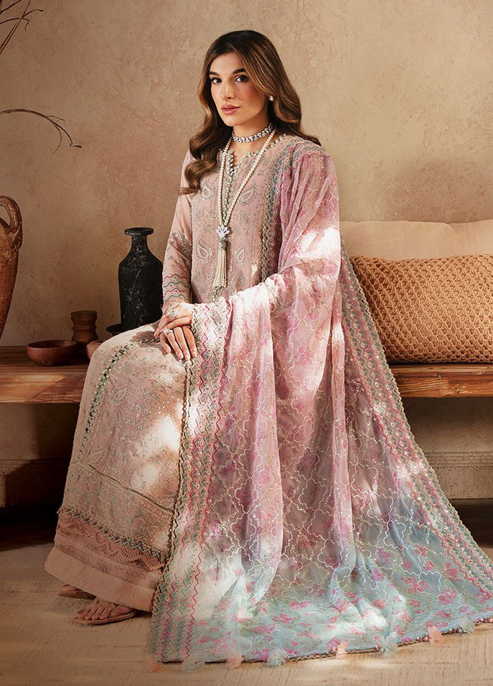Yesfir By Xenia Formal Embroidered Chiffon Suits Unstitched 3 Piece ZE24Y 1-Taroob - Luxury Collection